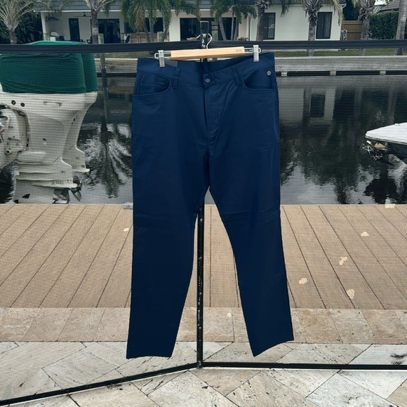 Adidas NWT navy blue pants - Picture 1 of 6